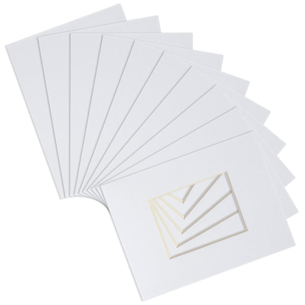 nicola spring 4" x 6" Picture Mounts for 8" x 10" Frame - Pack of 10
