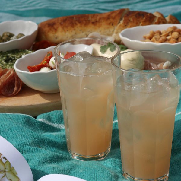 Nicola Spring 400ml Reusable Plastic Highball Glasses - Pack Of 6