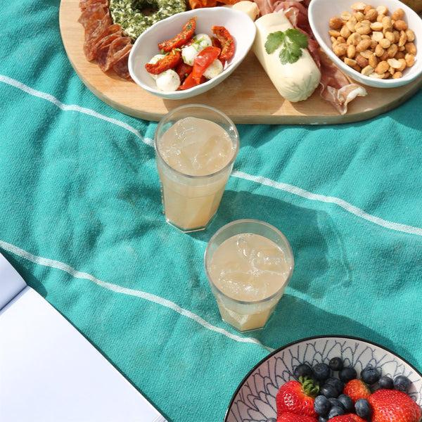 Nicola Spring 400ml Reusable Plastic Highball Glasses - Pack Of 6