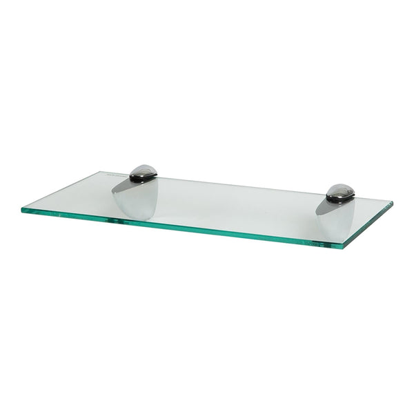nicola spring 40cm Floating Glass Shelf with Chrome Fixings