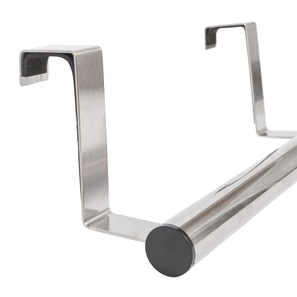 Nicola Spring 40cm Stainless Steel Over-Door Towel Rail