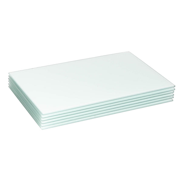 Nicola Spring 40cm X 30cm Glass Placemats - Pack Of Six