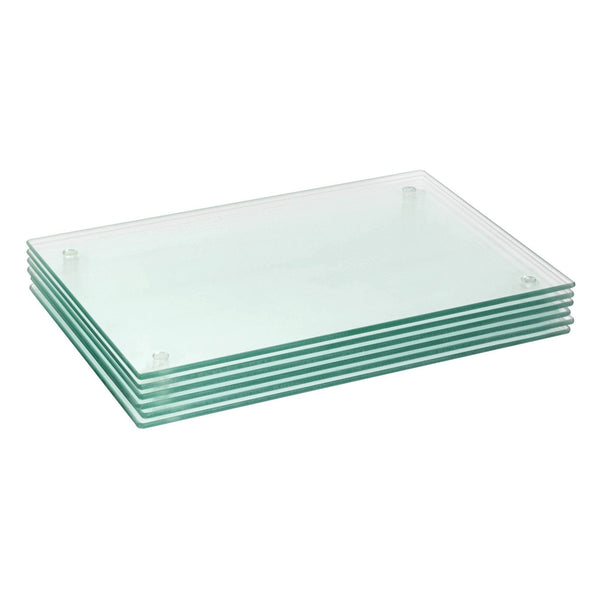 nicola spring 40cm x 30cm Glass Placemats - Pack of Six