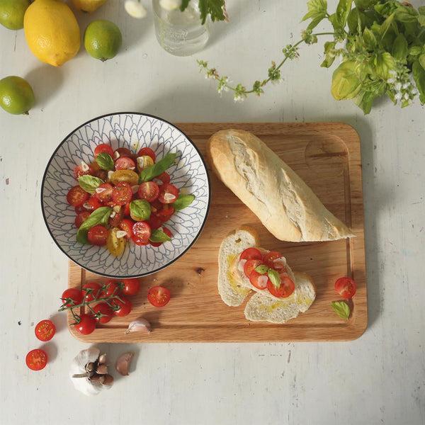 Nicola Spring 40cm X 30cm Rectangular Wooden Chopping Board