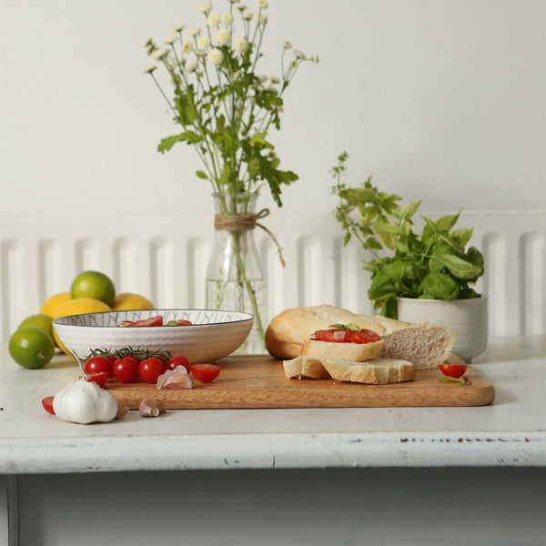 Nicola Spring 40cm X 30cm Rectangular Wooden Chopping Board