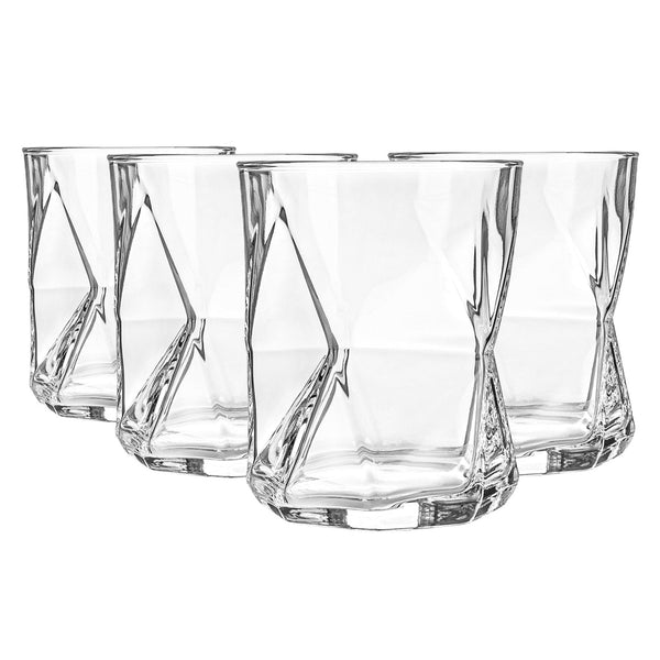 nicola spring 410ml Cassiopea Tumbler Glasses - Pack of Four