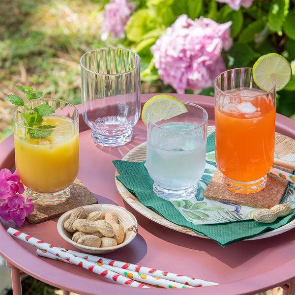 Nicola Spring 430ml Florian Highball Glasses - Pack Of Six