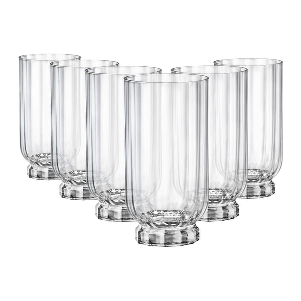 nicola spring 430ml Florian Highball Glasses - Pack of Six