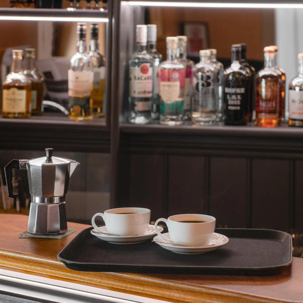 Nicola Spring 45.5cm X 35.5cm Rectangular Non-Slip Serving Tray