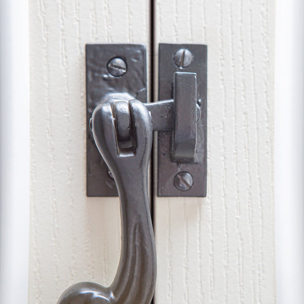 Nicola Spring 45mm X 110mm Black Rustic Left Handed Window Fastener