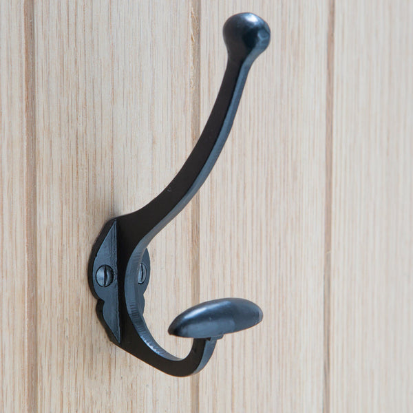 Nicola Spring 45mm X 130mm Black Bowler And Coat Hook