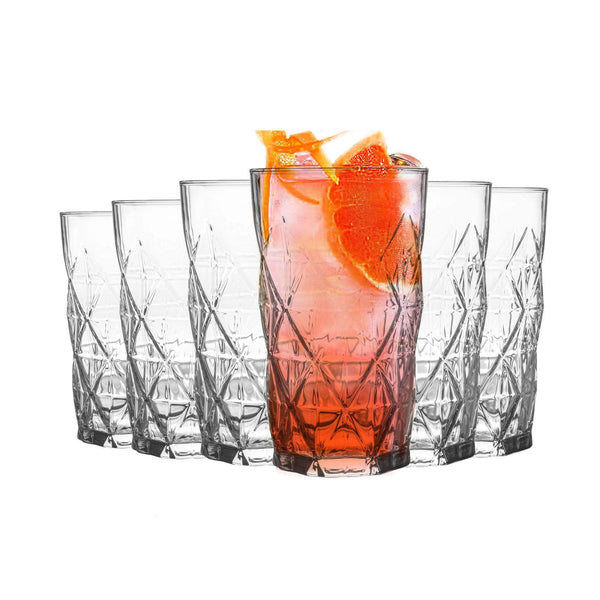 nicola spring 460ml Keops Highball Glasses - Pack of Six