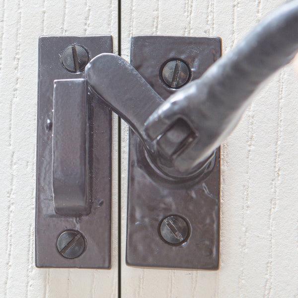 Nicola Spring 46mm X 108mm Black Curly Tail Right Handed Window Fastener