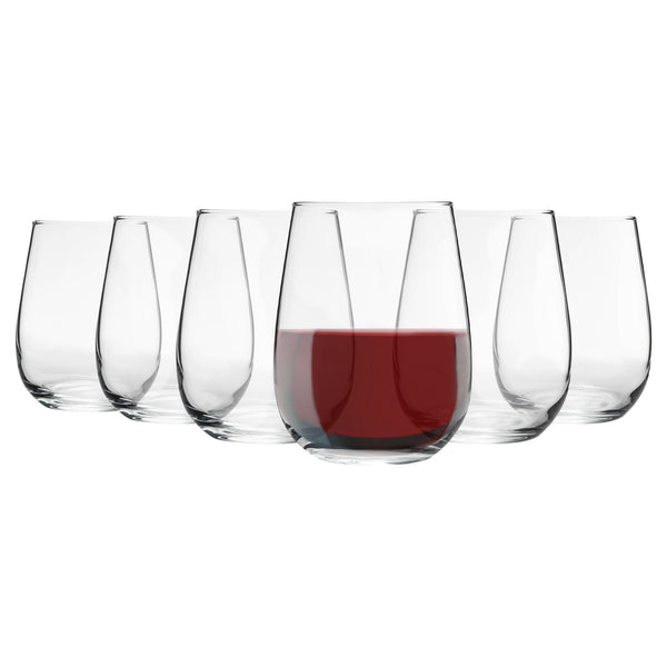 nicola spring 475ml Gaia Stemless Wine Glasses - Pack of Six