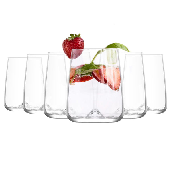 nicola spring 475ml Terra Tumbler Glasses - Pack of Six