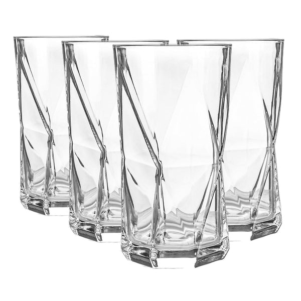 nicola spring 480ml Cassiopea Highball Glasses - Pack of Four