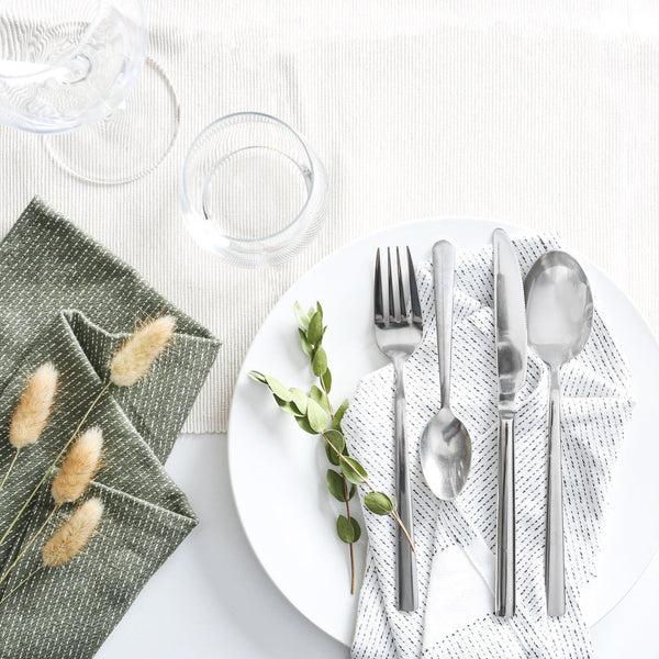 Nicola Spring 48pc Tondo 18/0 Stainless Steel Cutlery Set