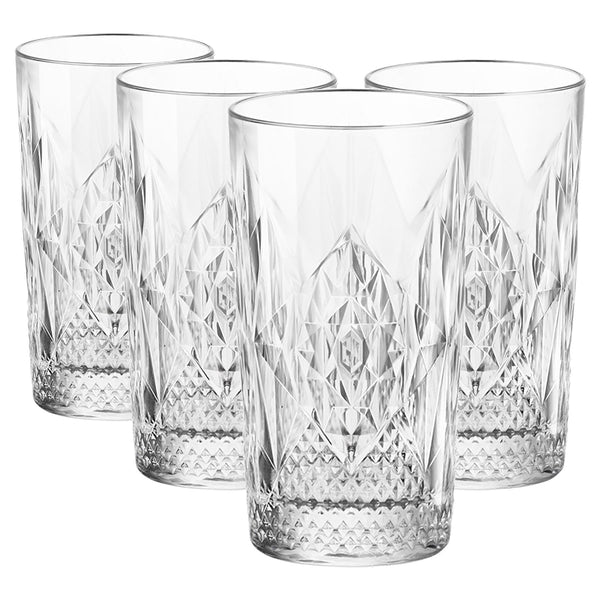 nicola spring 490ml Bartender Stone Highball Glasses - Pack of Four