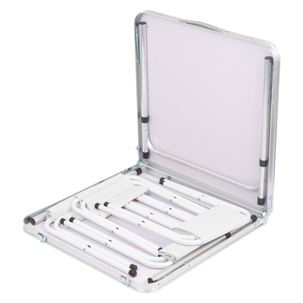 Nicola Spring 5 Piece Height Adjustable Folding Picnic Table & Chairs Set