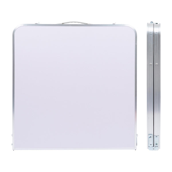 Nicola Spring 5 Piece Height Adjustable Folding Picnic Table & Chairs Set