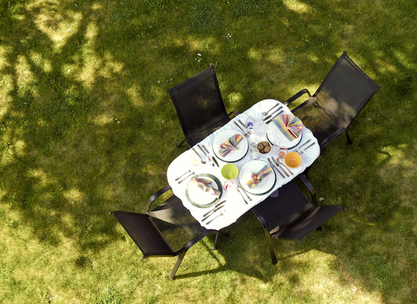 Nicola Spring 5 Piece Sussex Rectangle Garden Furniture Set