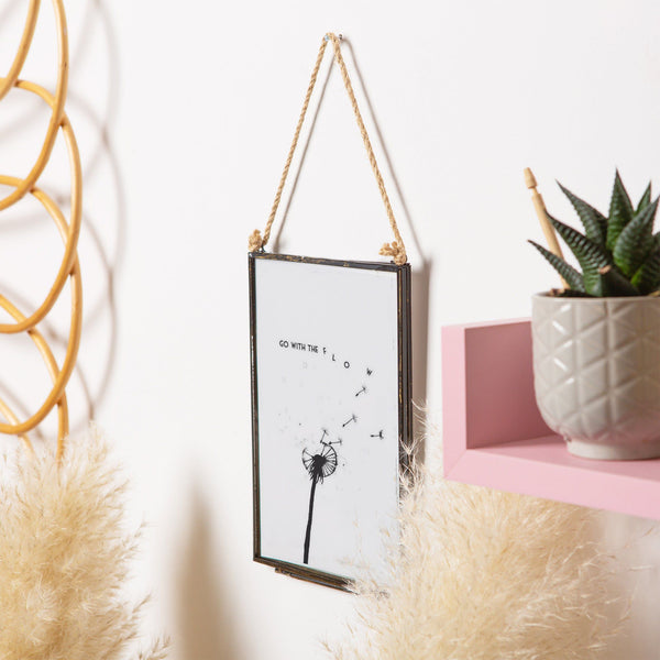 Nicola Spring 5" X 7" Black Hanging Metal Photo Frame