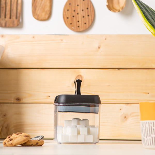 Nicola Spring 500ml Flip Lock Air Tight Plastic Food Storage Container Air Tight And Flip Top Lids