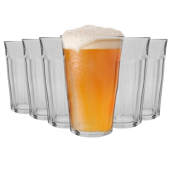 nicola spring 500ml Picardie Beer Glasses - Pack of Six