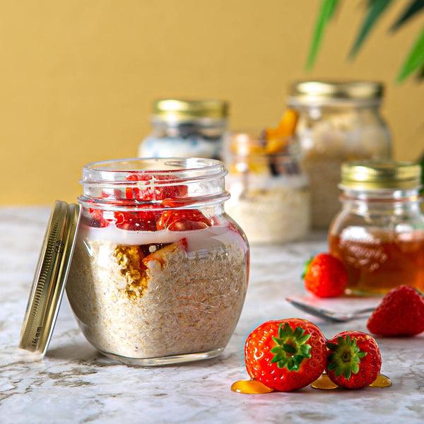 Nicola Spring 500ml Quattro Stagioni Amphora Glass Storage Jar