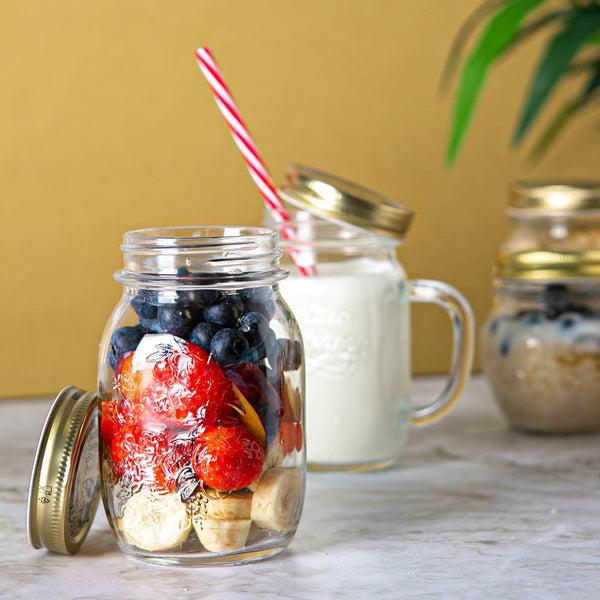 Nicola Spring 500ml Quattro Stagioni Glass Storage Jar