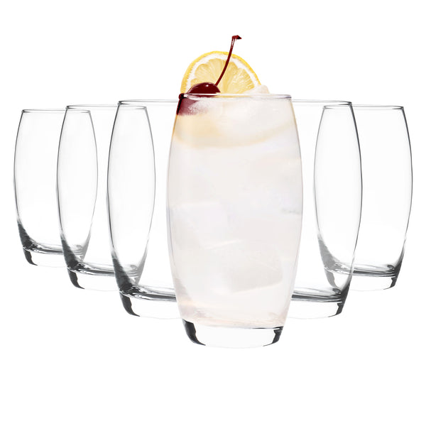 nicola spring 510ml Tondo Highball Glasses - Pack of Six