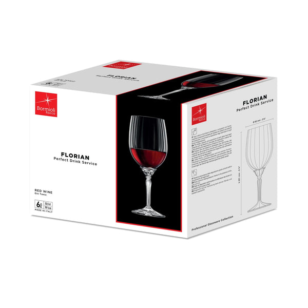 Nicola Spring 535ml Florian Red Wine Glasses - Pack Of Six