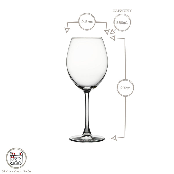 Nicola Spring 550ml Enoteca Wine Glasses - Pack Of Two