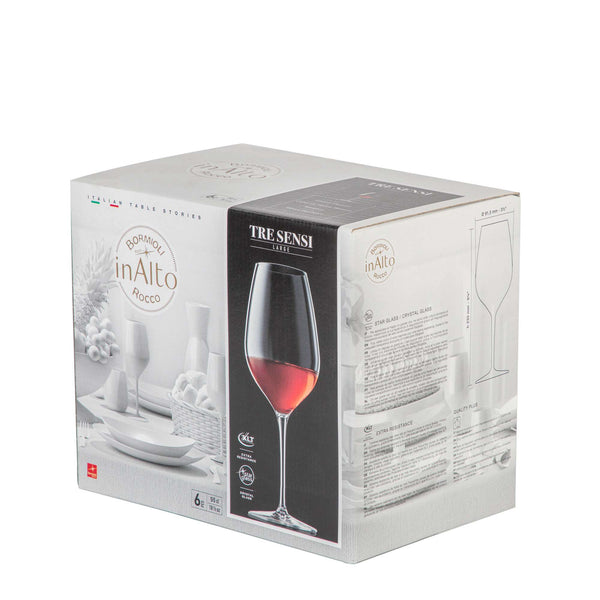 Nicola Spring 550ml Inalto Tre Sensi Wine Glasses - Pack Of Six