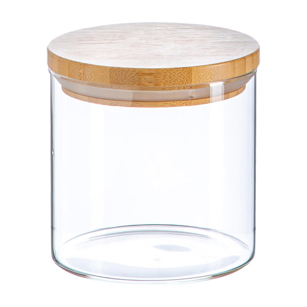 nicola spring 550ml Scandi Storage Jar with Wooden Lid