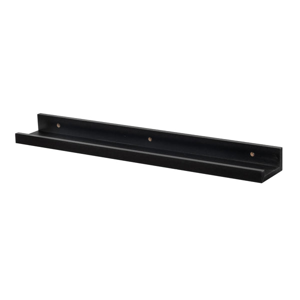 nicola spring 57cm Black Floating Picture Ledge Shelf