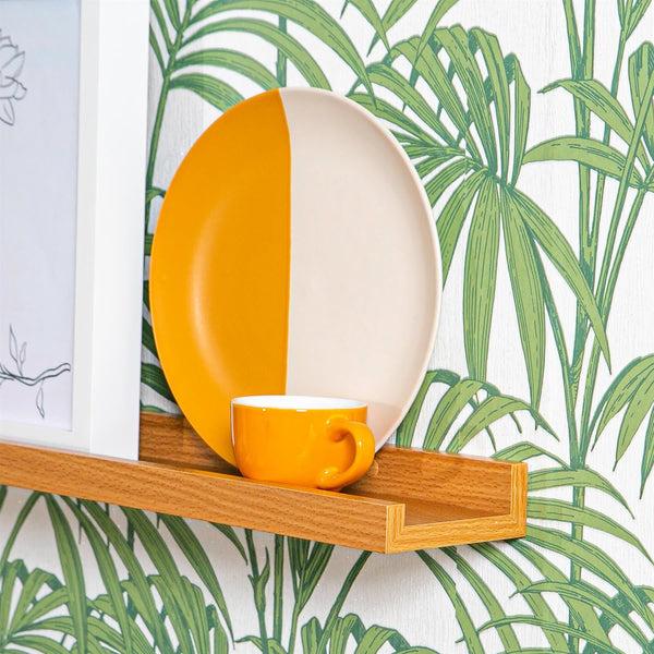 Nicola Spring 57cm Brown Floating Picture Ledge Shelf