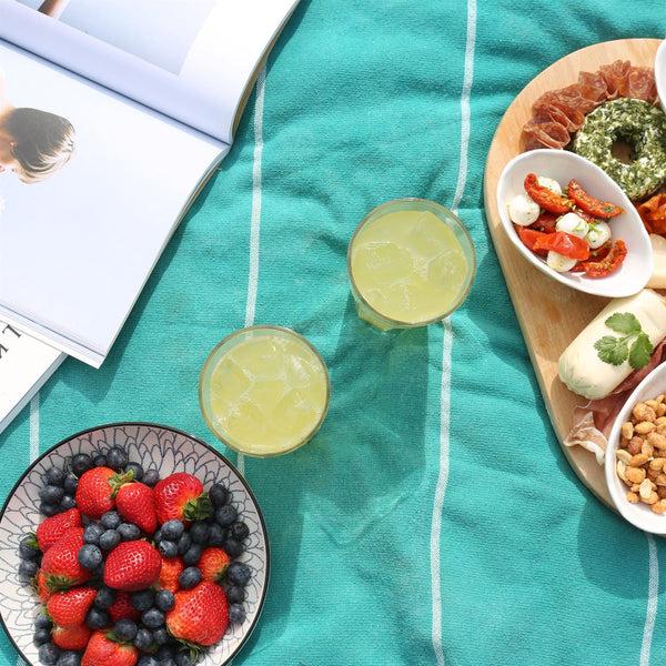 Nicola Spring 580ml Reusable Plastic Highball Glasses - Pack Of 6