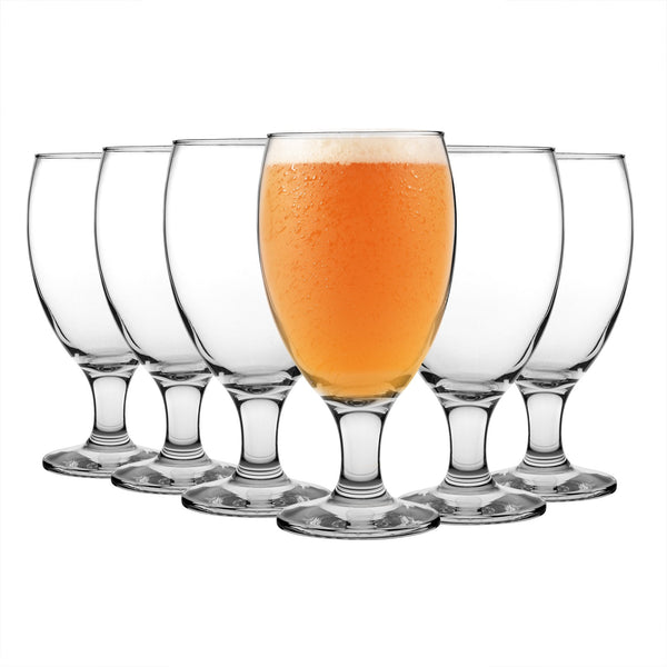 nicola spring 590ml Empire Snifter Beer Glasses - Pack of Six