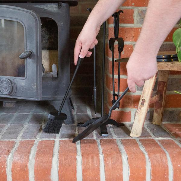 Nicola Spring 5pc Black 'Slindon' Fireside Companion Set