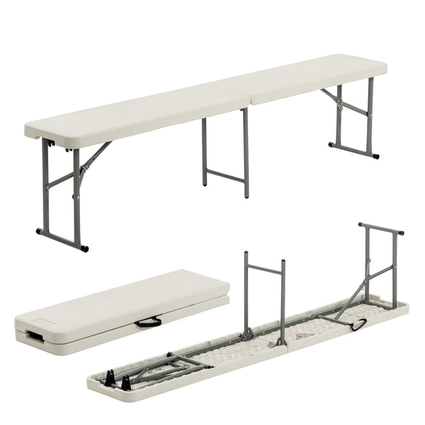 nicola spring 6 feet / 180cm Four Person Folding Trestle Bench