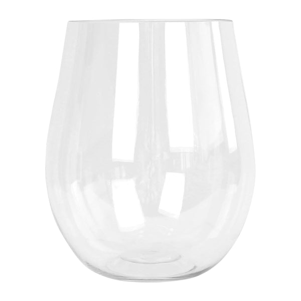 Nicola Spring 600ml Reusable Plastic Stemless Wine Glasses - Pack Of Six