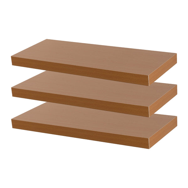nicola spring 60cm Brown Modern Floating Shelves - Pack of Three