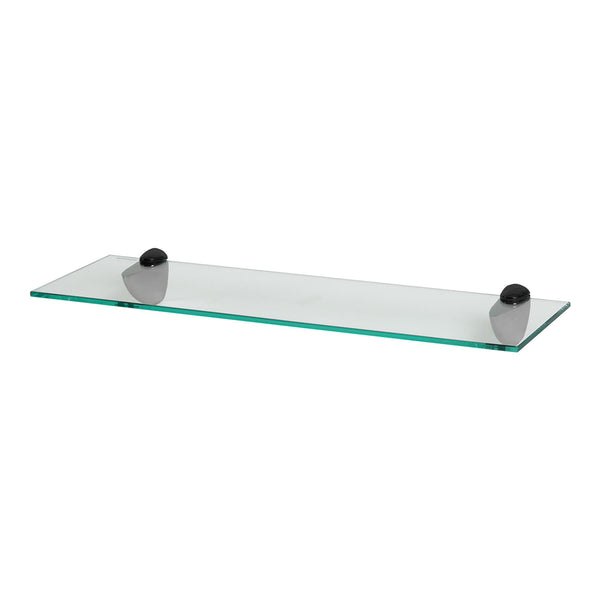 nicola spring 60cm Floating Glass Shelf with Black Fixings