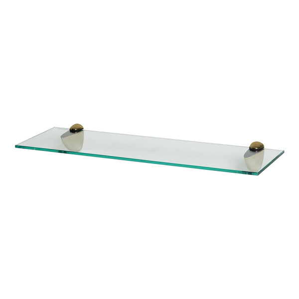 nicola spring 60cm Floating Glass Shelf with Gold Fixings