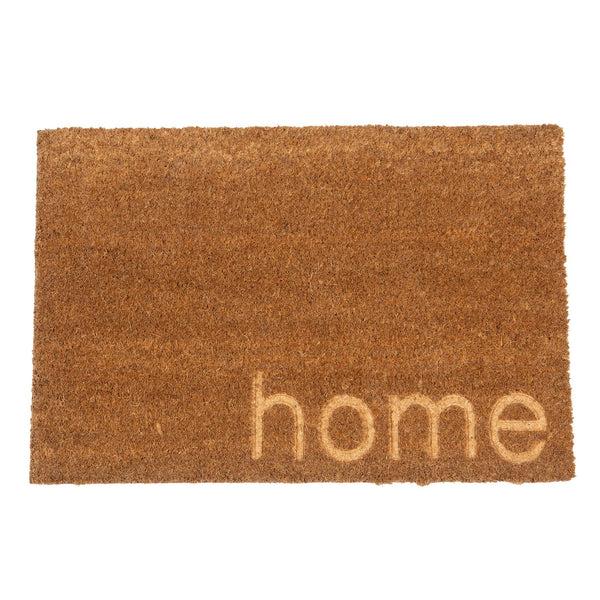 nicola spring 60cm x 40cm Brown Home Embossed Coir Door Mat