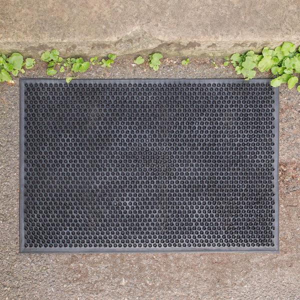 Nicola Spring 60cm X 40cm Classic Heavy Duty Rubber Door Mat