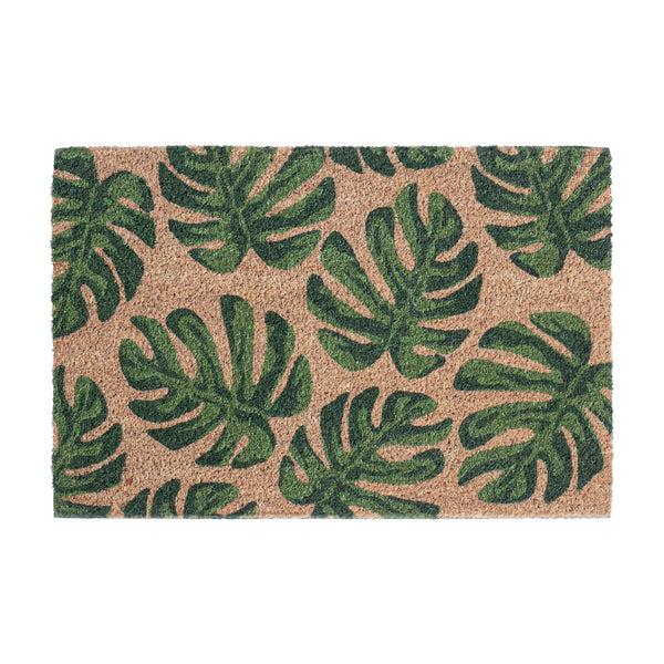 nicola spring 60cm x 40cm Green Banana Leaf Coir Door Mat