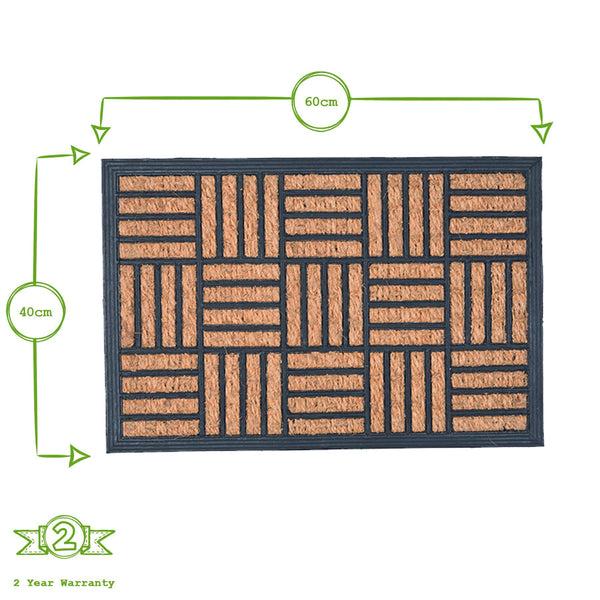 Nicola Spring 60cm X 40cm Mosaic Heavy Duty Door Mat