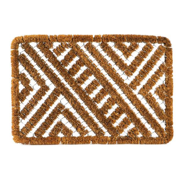 nicola spring 60cm x 40cm Natural Coir Scraper Door Mat